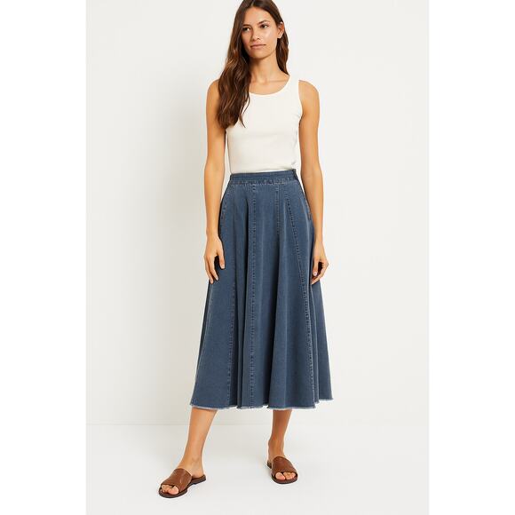 Gracia womens Classic Denim Skirt size Small - Picture 1 of 8